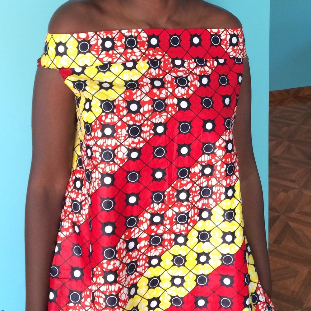 🎉❌🛑 SOLD🛑Ankara Maxi Dress🌻🌼